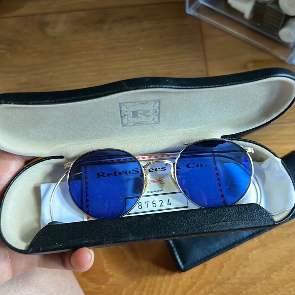 Retrospecs & co 1930-40s american optical company gold filled glasses